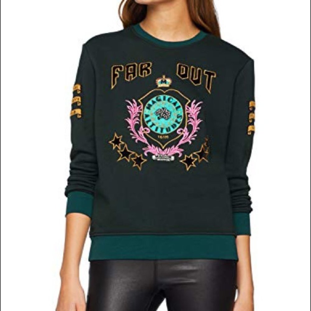 Scotch & Soda Maison Scotch Far Out Magical Altitudes Sweatshirt Womens Small